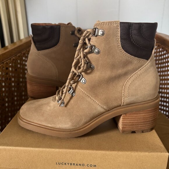 Lucky Brand Dareek Combat Boot size 9 - Picture 3 of 6